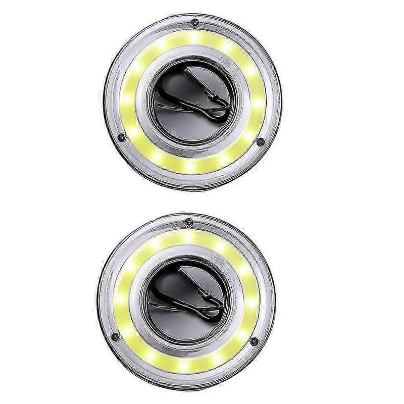 Golf Hole Lights Glow Golf Hole LED Glowing Golf Hole Lights Luminous Golf Hole LED for Night Golf Play,2 Pcsas shown