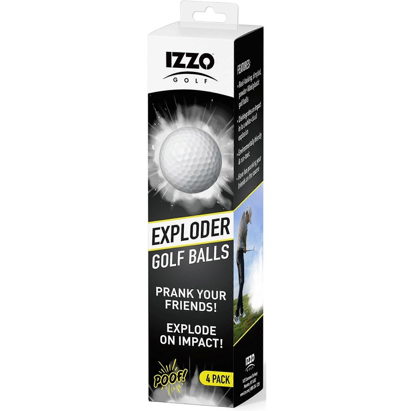 Izzo Golf Exploding Prank Golf Balls – 4 Pack