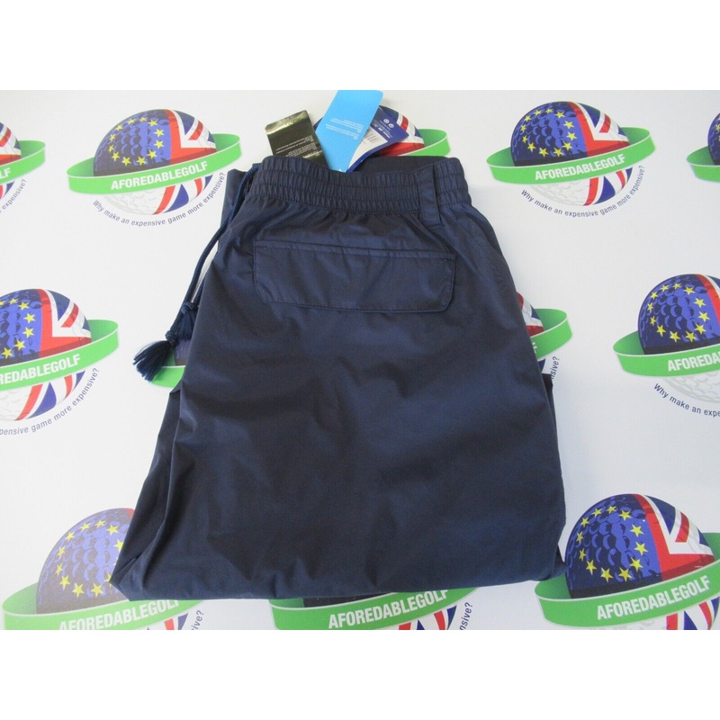 Mizuno NeXLite Flex Waterproof Trousers Navy Waist 38 X Leg 31