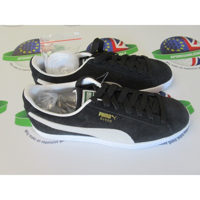 Puma Suede Classic Xxi Trainers Black/Grey/White UK Size 9