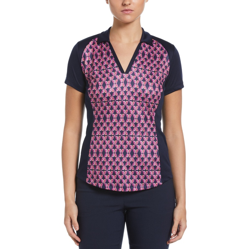 Women’s Birdie Geo Print Golf Polo