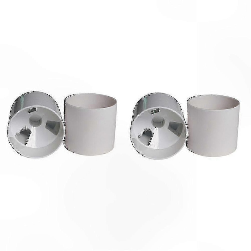 4-Pack Golf Practice Flagpole with Hole Cups, Outdoor Training Accessories, 3 White Plastic Golf Hole Cups