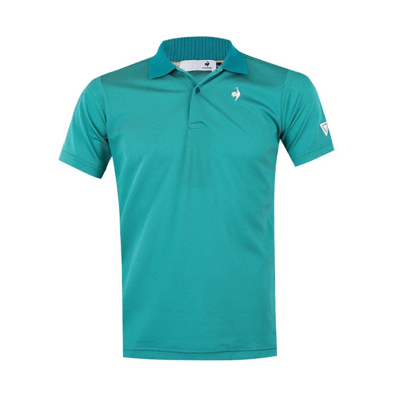 LE COQ SPORTIF GOLF Golf Patterned Men’s Polo (Green)