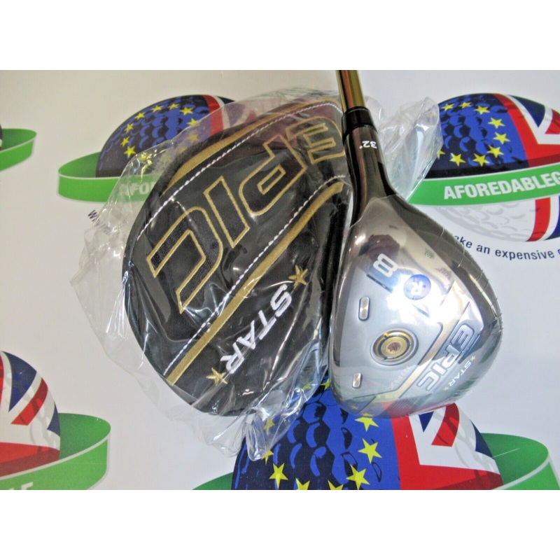 New Callaway Epic Max Star 32 Degree 8 Hybrid Ust Mamiya Attas 50R Regular Flex