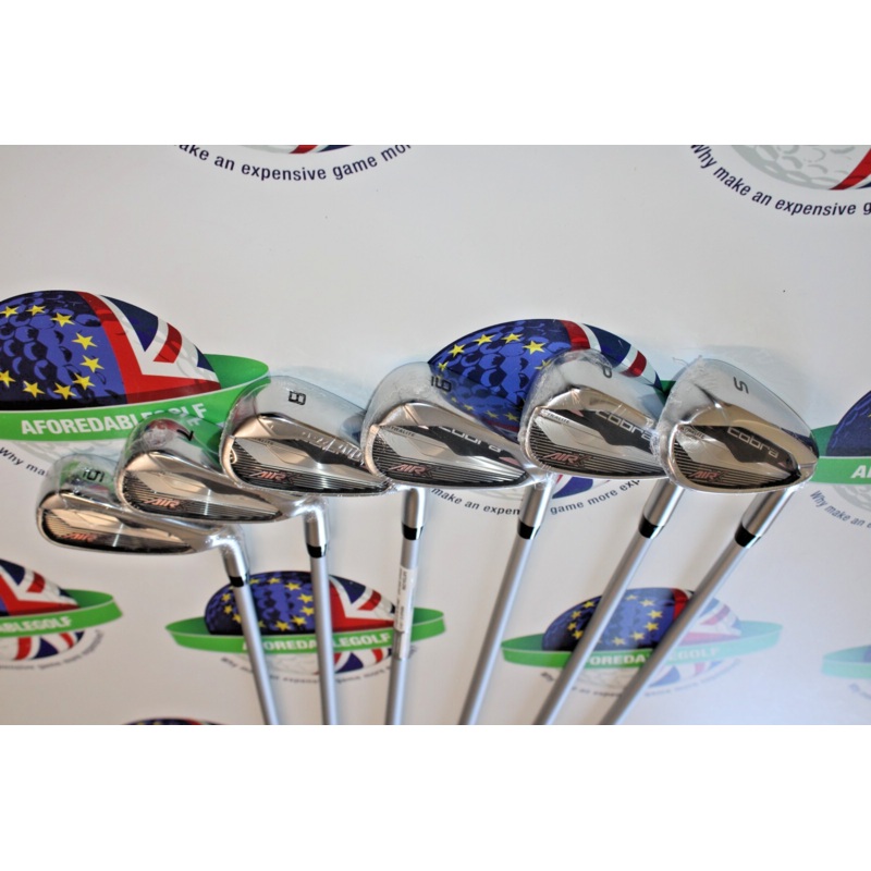New Cobra Air X Ultralite Iron Set 6-Pw + Sw Ultralite 45G Graphite Womens Flex