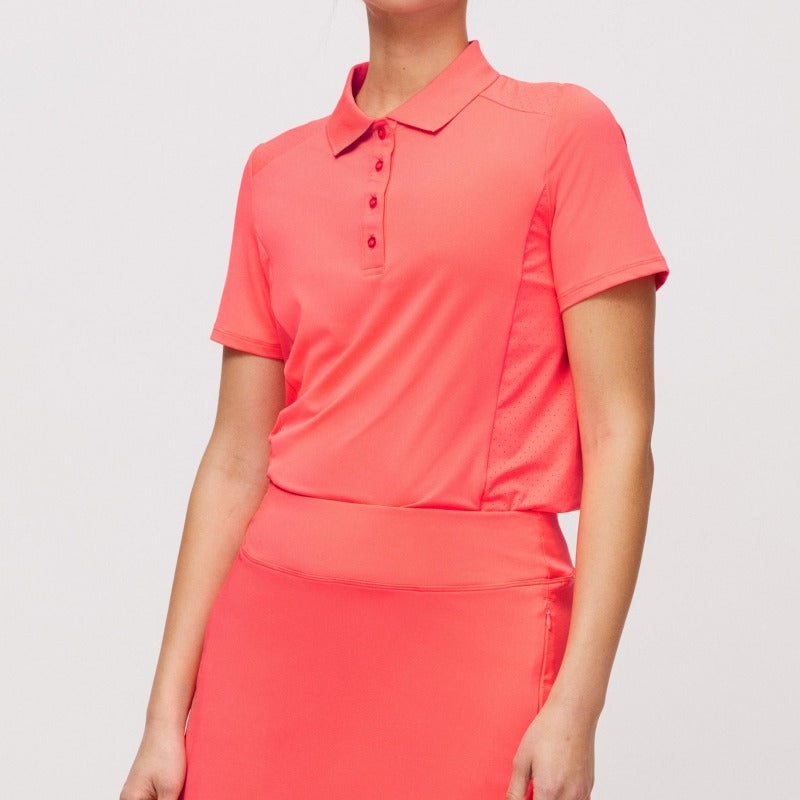 Rohnisch Rumie S/S Polo Shirt – Neon Pink