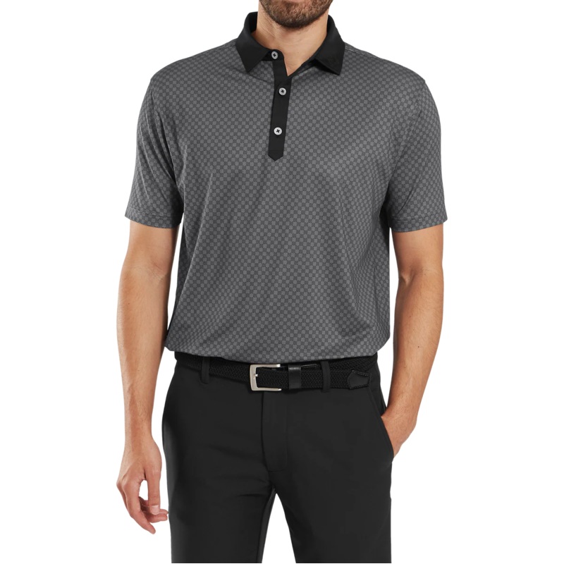 Checker Print Lisle – Black|S|M|L|XL|XXL