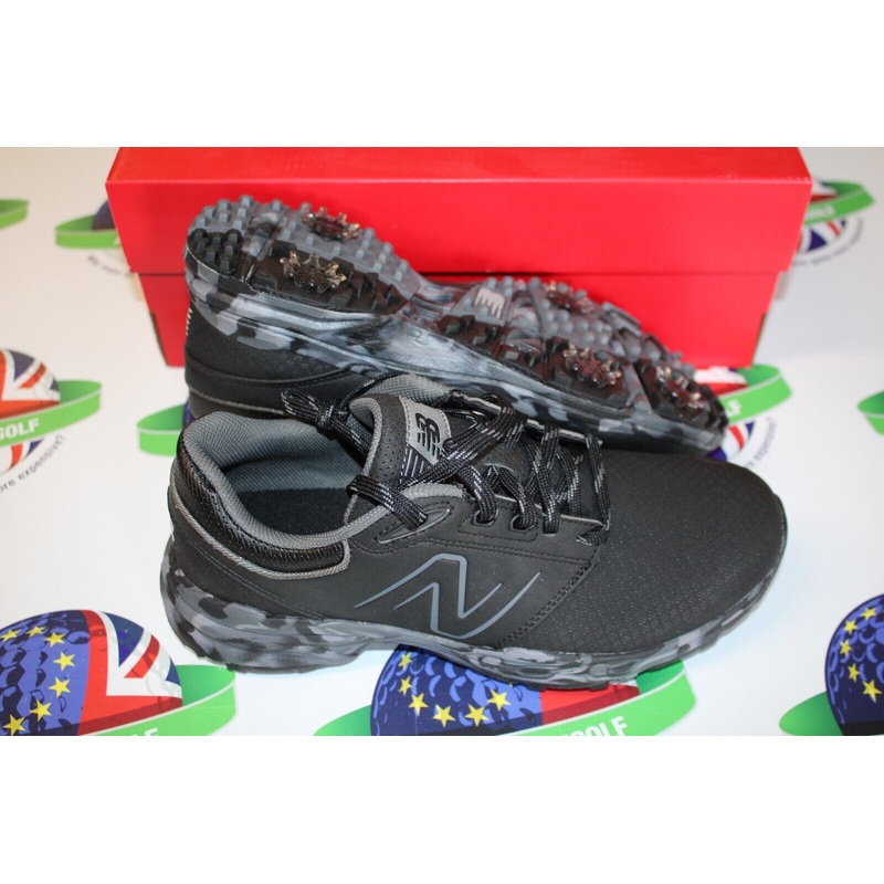 New Balance Waterproof Brighton Golf Shoes Black Multi UK Size 9 Medium