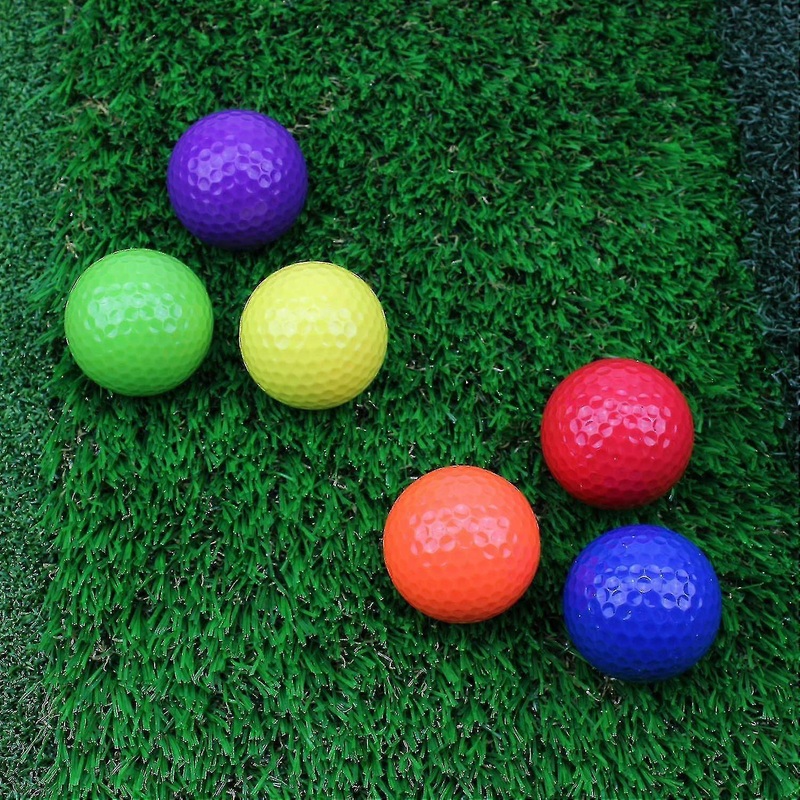 12pcs Mixed Colored Golf Ball Driving Range Golf Balls golf Practice Ball Random Color