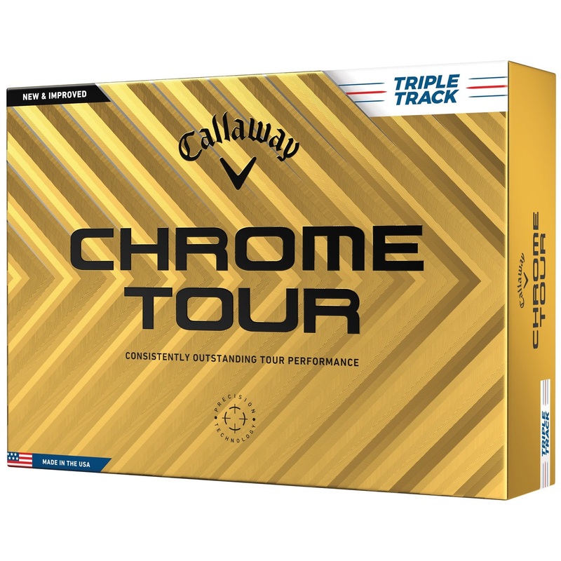 Callaway Chrome Tour Triple Track 1 Doz – White