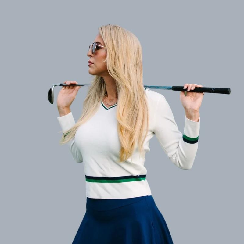 Club Special Rally Sweater – White/Green/Navy