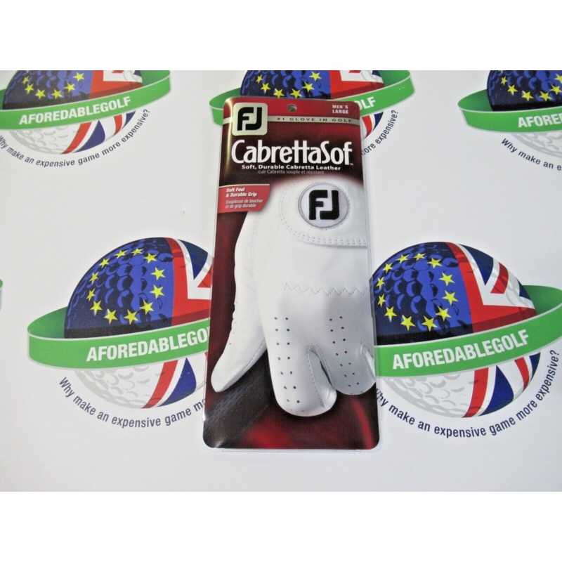 Footjoy Cabrettasof Leather Left Hand Glove For Right Hand Player Large