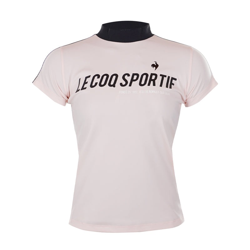 LE COQ SPORTIF GOLF Rijoume Women’s Mock Shirt (Pink)