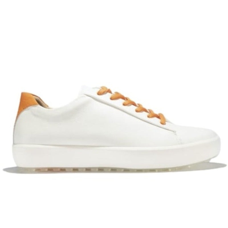Pakira Diva Dundee Golf Shoe – White / Saffron