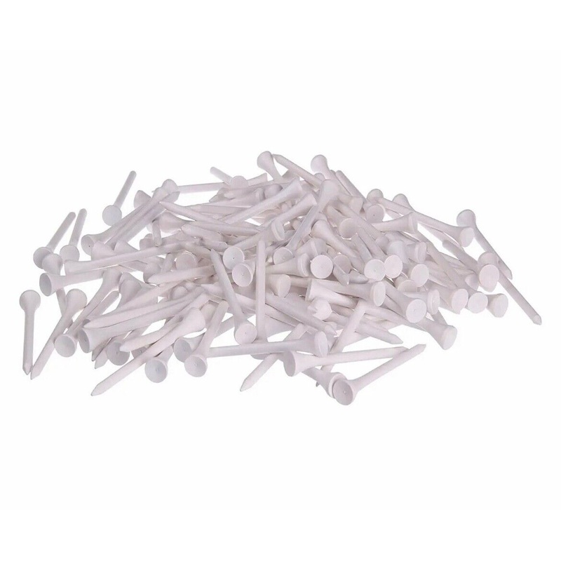 Apron 2 1/8 (54Mm) White Wooden Golf Tees Pack Of 30