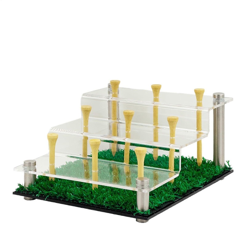 Golfball Vitrine | Acrylic Golf Ball Display Case, Storage Box for Golf Balls and Clubs, Living Room Table Decor