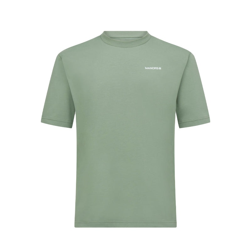 MANORS Logo Mens T-Shirt (Green)