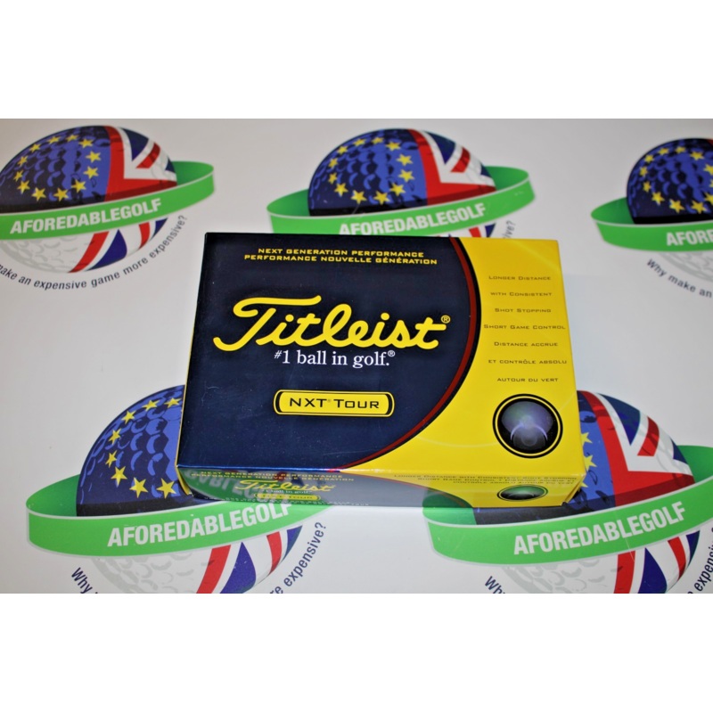 New 1 Dozen Titleist NXT Tour Golf Balls With Icap Logo