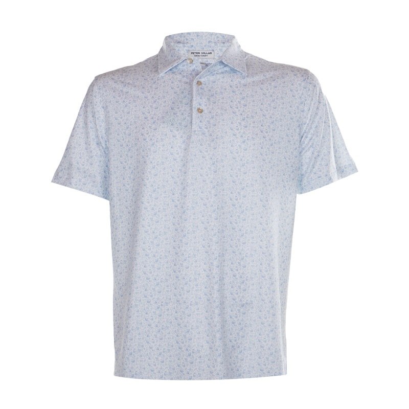 PETER MILLAR Double Transfused Men’s Polo (White)