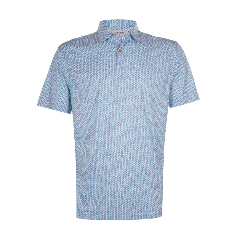 PETER MILLAR On The Rocks Men’s Polo (Snow)