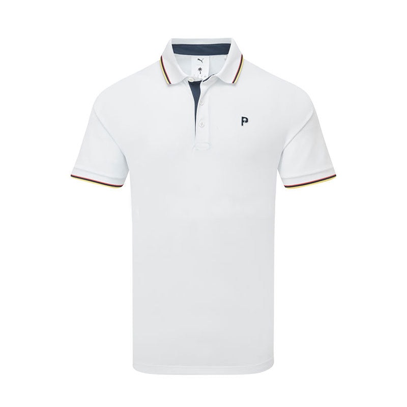 PUMA x PTC Tipped Men’s Polo (White Glow)