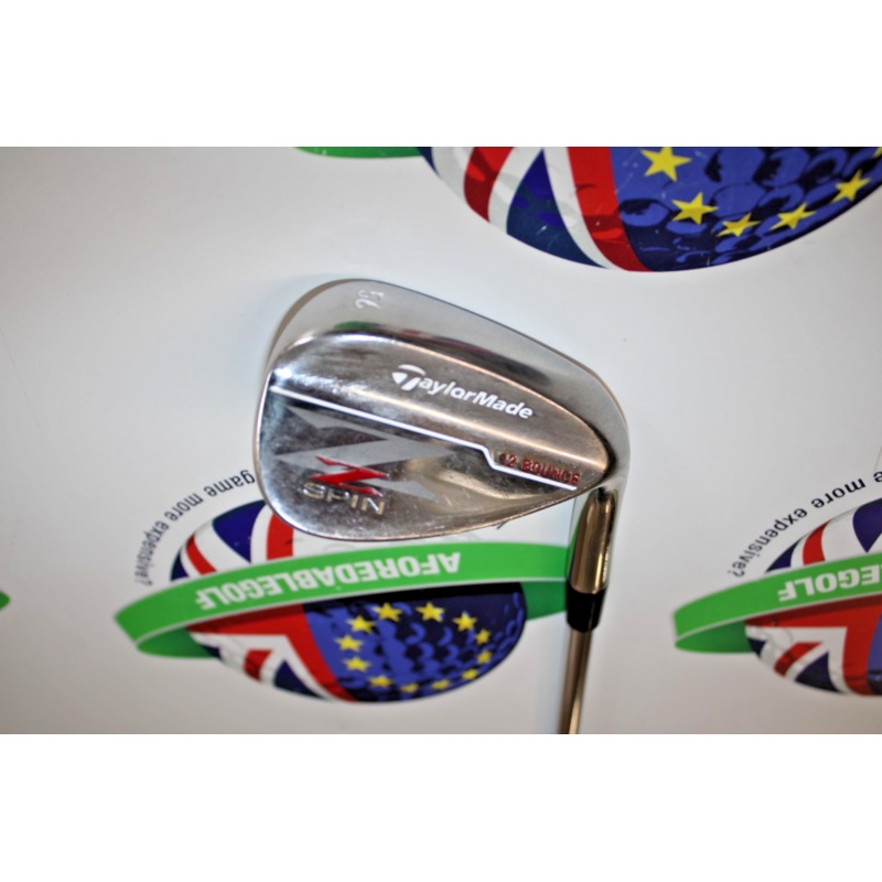 Used Taylormade Z Spin 56 12 Bounce Sand Wedge Steel Shaft Wedge Flex