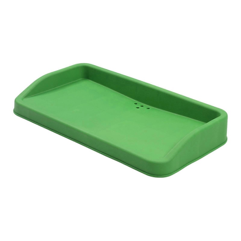 Golf Ball Tray Organizer Holds 100 Balls Lightweight Plastic Storage Tray For Driving Range Indoor Use Green
