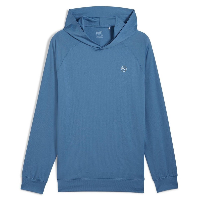 Puma Performance Hoodie Lc Blue Horizon UK Size Large