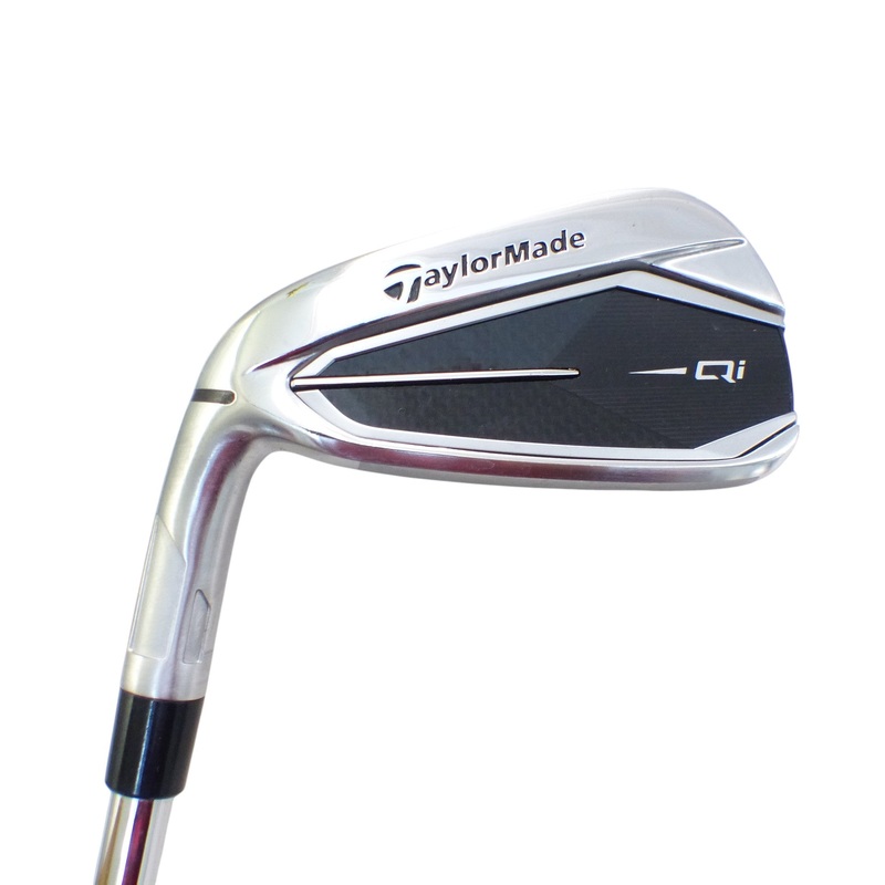 TaylorMade: Qi Iron Set 5-PW, AW, SW (8pc) Steel Stiff Left Hand