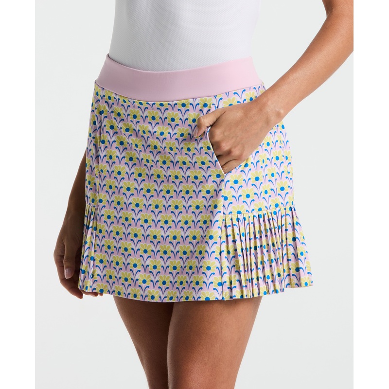 Women’s Side Pleat Golf Skort|Charm Pink|XS|S|M|L|XL