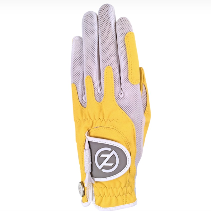 Zero Friction Synthetic Golf Glove (Right) – Yellow