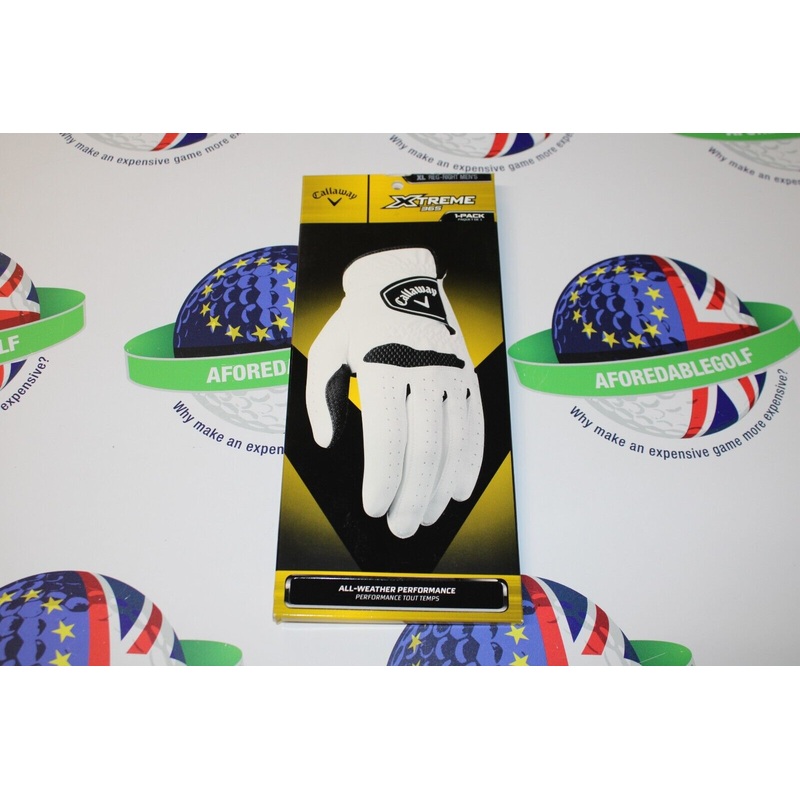 Callaway Xtreme 365 Right Hand Glove For A Left Handed Golfer Size XL