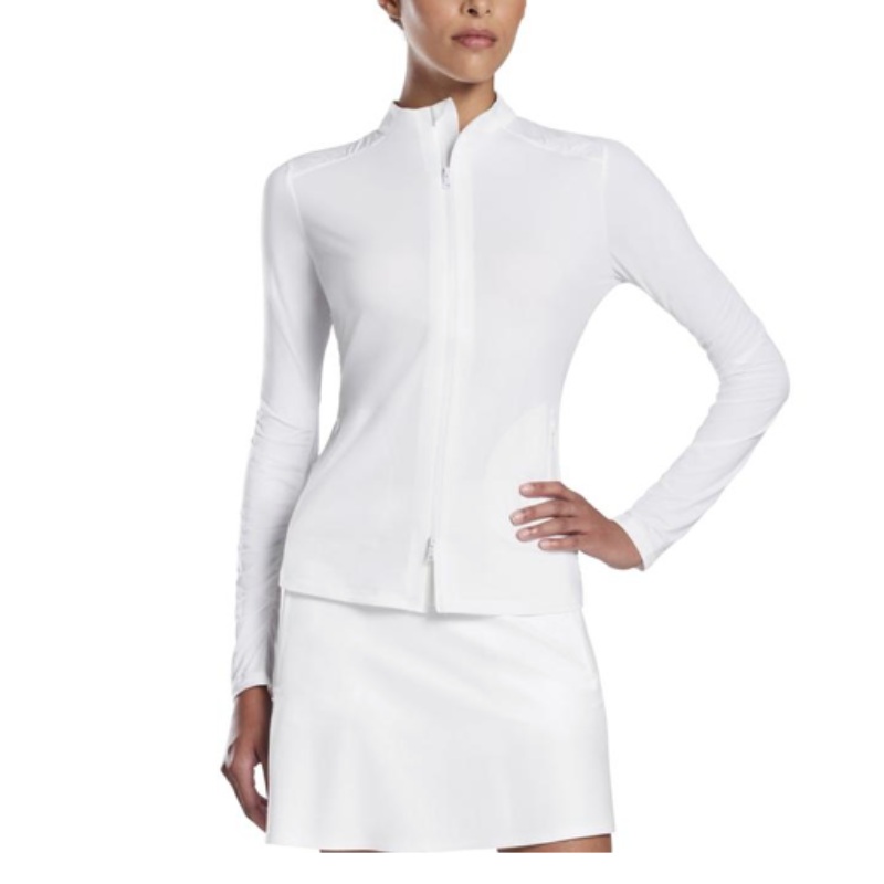 G/FORE Featherweight Full-Zip L/S Top – Snow