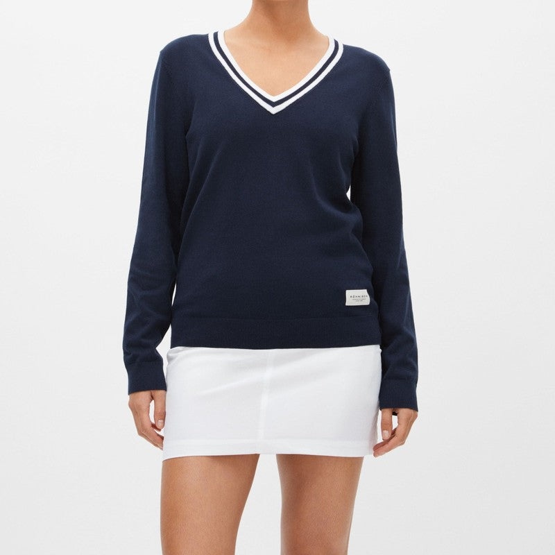 Rohnisch Adele Sweater – Navy/White