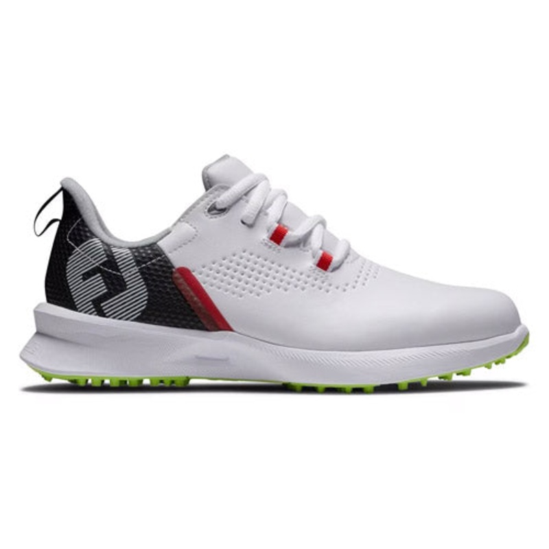 FootJoy Fuel Junior Shoes – White/Black/Lime
