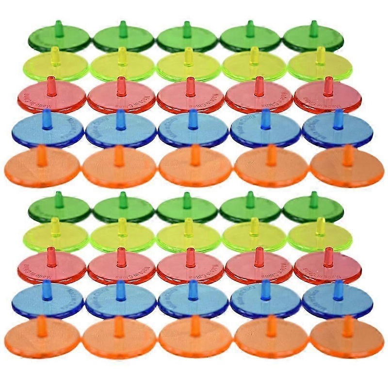 Professional Plastic Golf Ball Markers Positioning Markers for Golfers  50pcs