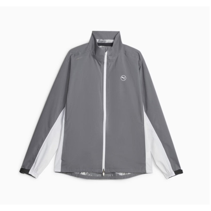 Puma Drylbl Waterproof Rain Jacket Slate Sky White Glow UK Size Medium