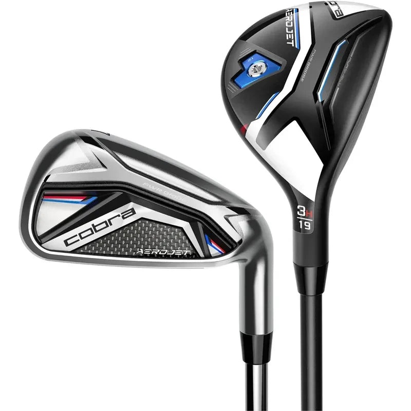 Cobra: Aerojet 7pc. Combo Iron Set 5h-PW, GW Graphite Senior Right Hand