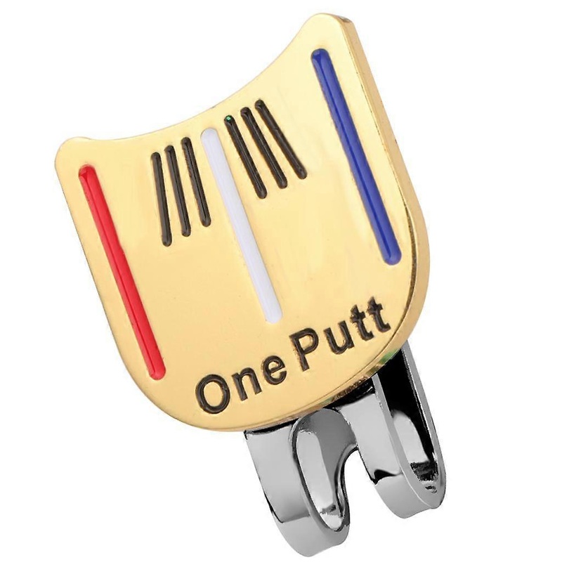 Durable Golf Clip Ball Marker for Golf Visor – One Putt