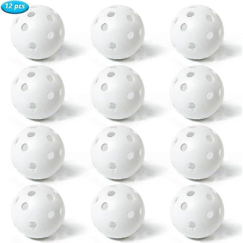 Golf Practice Ball 42mm, Air Fluid Training Balls, Plastic Golf Balls for Course, Practice Golf Spheres