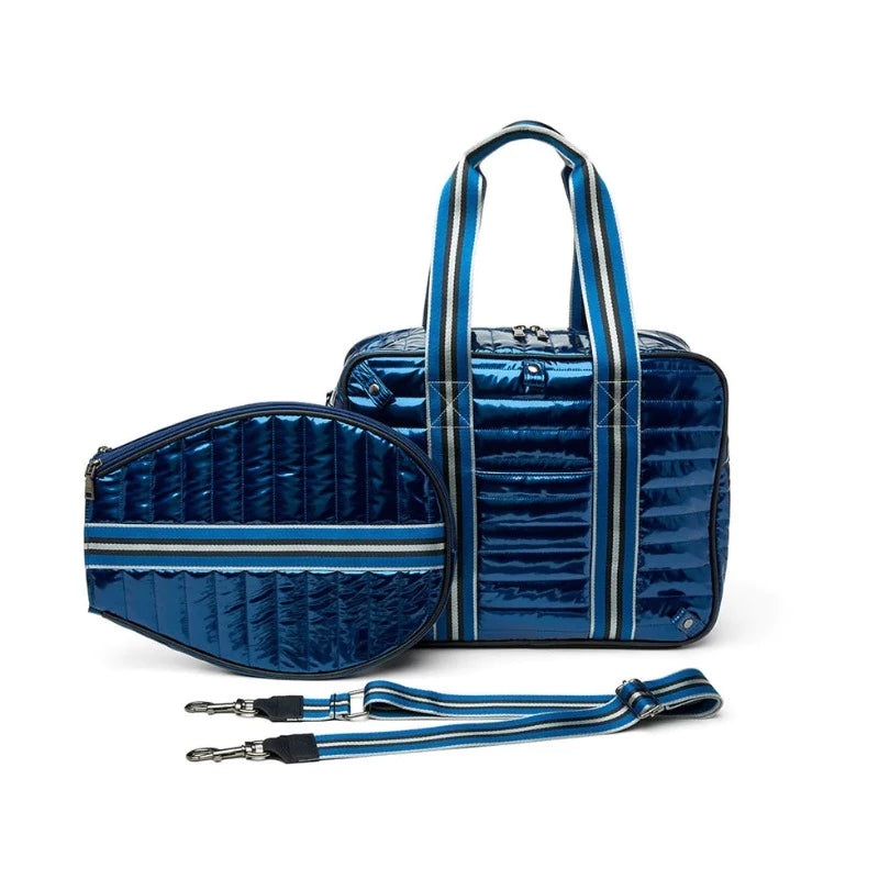 Think Royln Champion Tennis Bag – Navy Patent