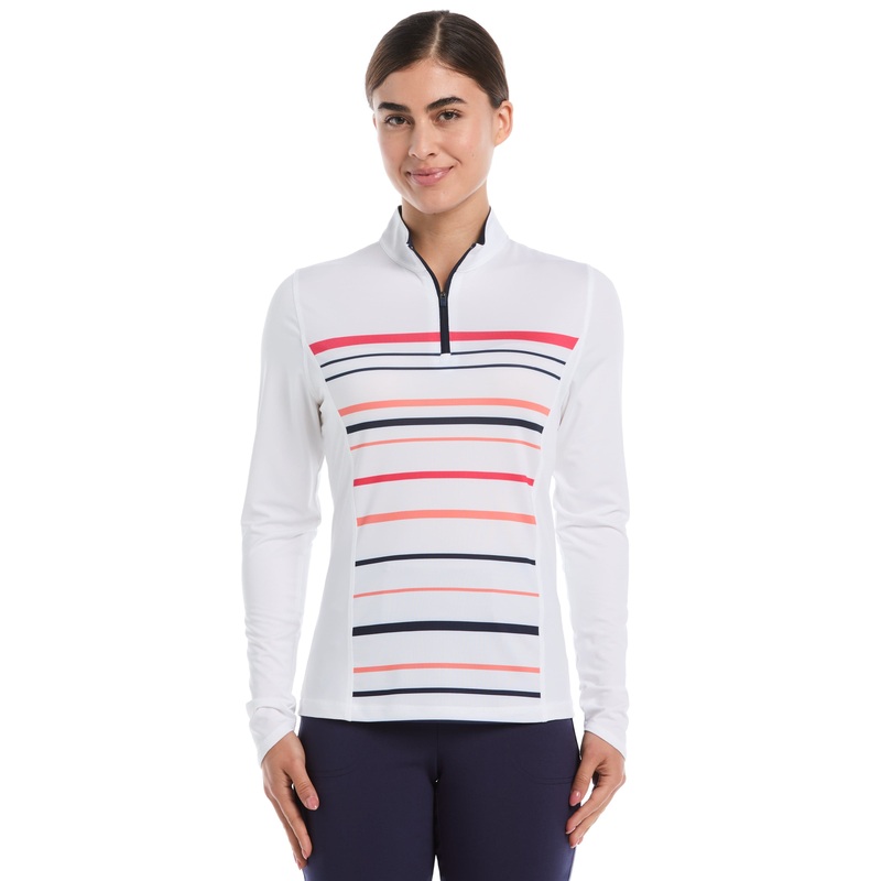 Women’s Engineered Stripe Golf Shirt