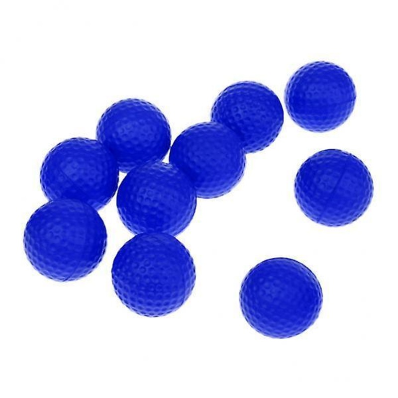 3×10 Pieces PU Foam Sponge Golf Training Soft Balls Golf Practice Balls Blue