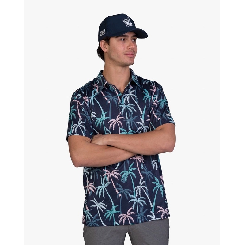 Coconut Palm Cool Tech Performance Golf Polo