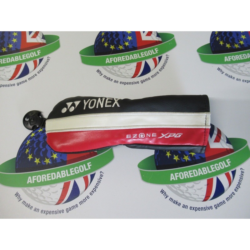New Yonex Ezone Xpg Black/White/Red Fairway Wood Head Cover