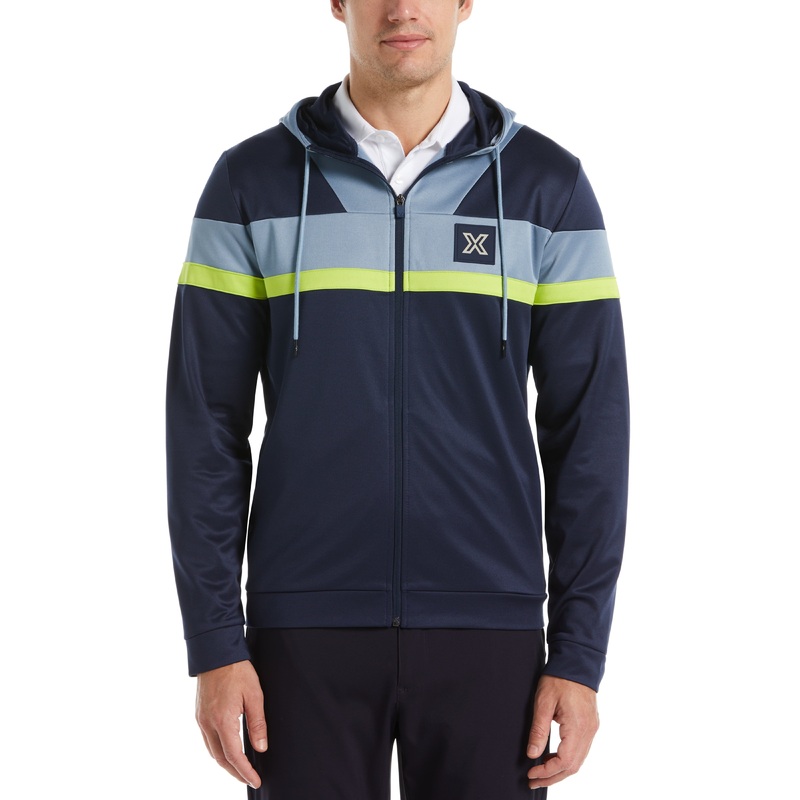 X Series Full Zip Blocked Hoodie