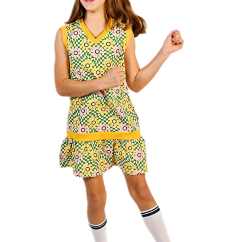Marie Birdie Girls Love Street Dress – Flowerchild Check