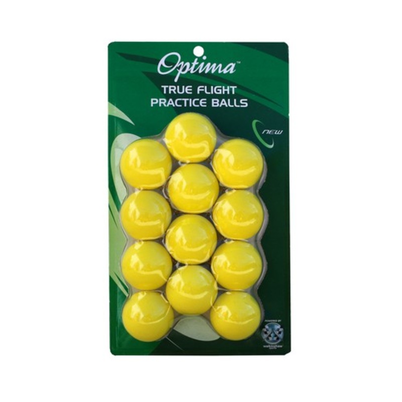 Optima True Flight Foam Practice Balls – 12 Pack