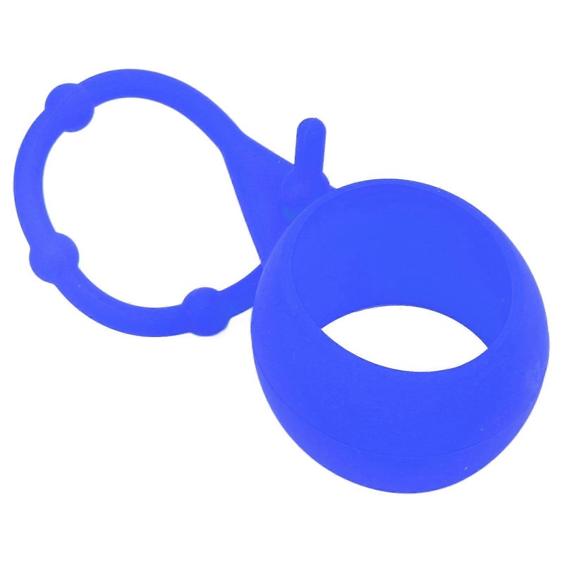 Silicone Golf Ball Holder Soft Protective Cover Fall Resistant Golf Ball Waist Keyring Backapack HolderBlue