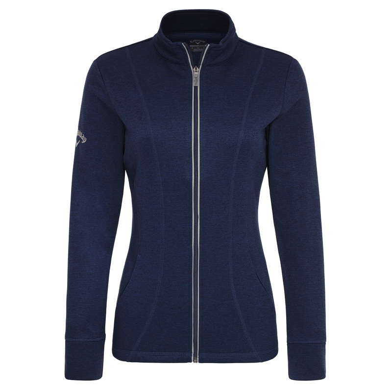 Women’s Full Zip Thermal Mock Pullover